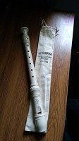 Отдается в дар Блок-флейта Yamaha + чехол (барочного типа)