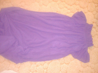 Отдается в дар Фиолетовое платье в пол