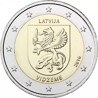 Отдается в дар 2 евро, Латвия (Историческая область Видземе)