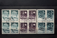 Отдается в дар Советская автоматическая станция ''Луна-16''. Почтовые марки СССР.