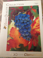 Отдается в дар Пазл clementoni «Гроздь винограда» 500шт.