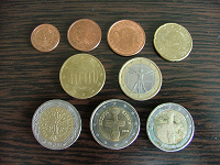 Отдается в дар Евро-монеты