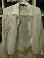 Отдается в дар белая блузка Остин, 44 размер