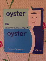 Отдается в дар Пластиковые проездные карты Лондона.