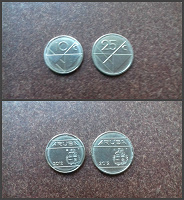 Отдается в дар 2 монетки Арубы