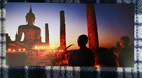 Отдается в дар 12 открыток с буддистскими местами в Азии