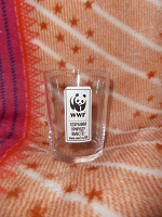 Отдается в дар Стакан-подсвечник WWF