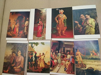 Отдается в дар Открытки с репродукциями картин индийских худржников