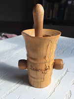 Отдается в дар Ступка деревянная из Венгрии
