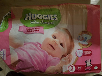 Отдается в дар Памперсы Huggies для девочек