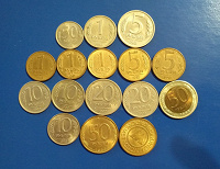 Отдается в дар Монеты России 91-93 гг регулярного выпуска