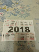 Отдается в дар Календарь на 2018 год