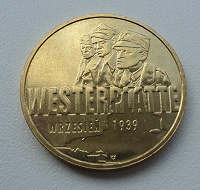 Отдается в дар 2 злотых 2009 года.