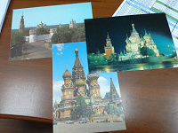 Отдается в дар Три открытки на московскую тему 1987-1992 г.