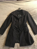 Отдается в дар Пальто осеннее Zara темно-коричневое с карманами