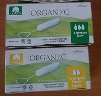 Отдается в дар Биотампоны Organyc