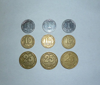Отдается в дар Монеты Украины (1992 — 2001 г.г.)