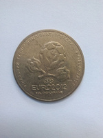 Отдается в дар Монета «Евро-2012»