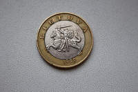 Отдается в дар Монета Литвы