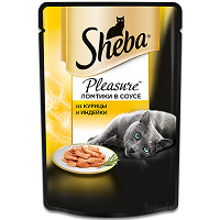 Отдается в дар Влажный корм для кошек Sheba Pleasure
