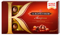 Отдается в дар Коробка конфет Коркунов Ассорти Темный шоколад