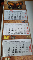 Отдается в дар Календарь настенный на 2017 год