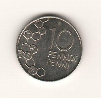 Отдается в дар 10 пенни Финляндии