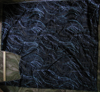 Отдается в дар Отрез ткани — чёрный бархат фактурный