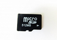 Отдается в дар Micro sd 512 mb