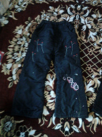 Отдается в дар теплые штаны на зиму, на рост 105-110