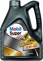 Отдается в дар Моторное масло Mobil 5W40 Super 3000 4л