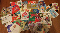 Отдается в дар Советские открытки разной тематики