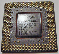 Отдается в дар Intel Pentium MMX 166 MHZ SL27H/2,8v