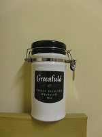 Отдается в дар Чайница (керамическая банка для чая) Гринфилд