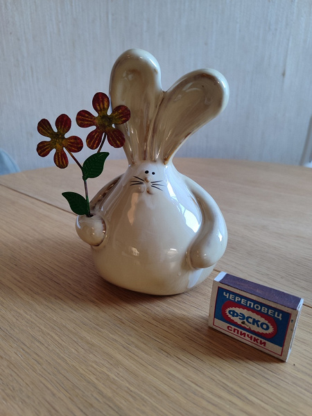 Керамический заяц в дар (Санкт-Петербург). Дарудар