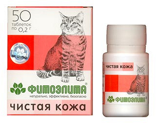ФИТОЭЛИТА ЧИСТАЯ КОЖА для кошек