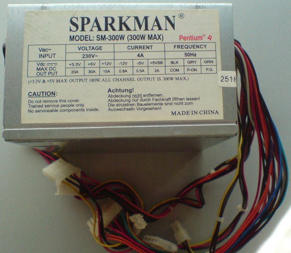 Схема блок питания sparkman sm 350w