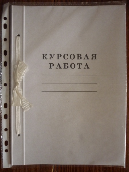 Папка для курсового проекта