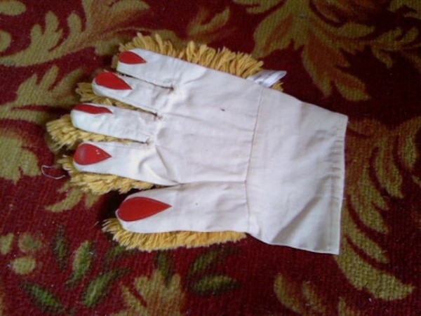 перчатка-тряпка от пыли