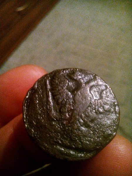 Денга 1750(монета Российская)