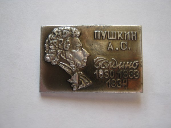 Значок А.С. Пушкин №2 в дар (Барнаул). Дарудар