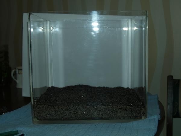 Черный песок для аквариума, цветов или декора