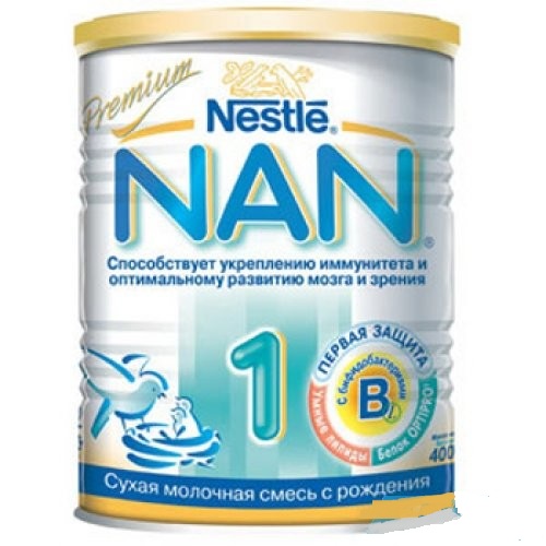 Сухая детская молочная смесь NAN 0+ мес.