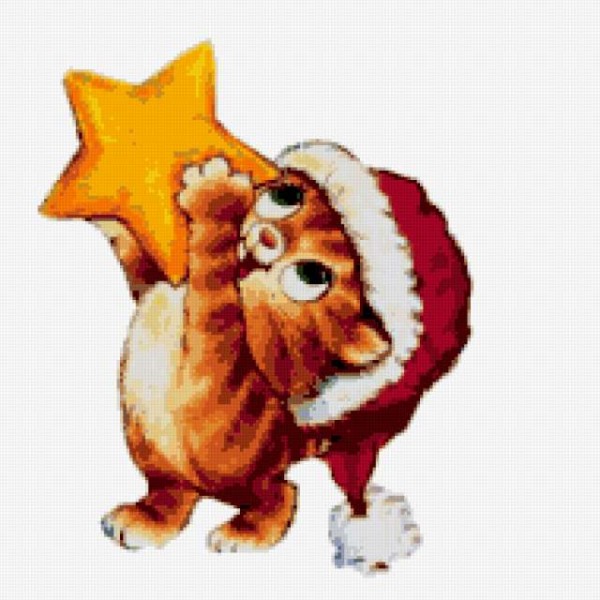 Новогодний кот в мешке