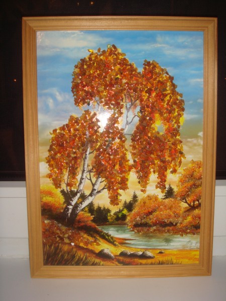 Картина из янтаря в дар (Санкт-Петербург). Дарудар