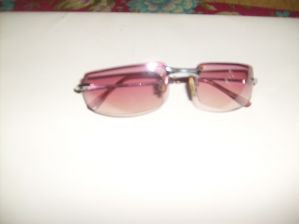 очки розовые