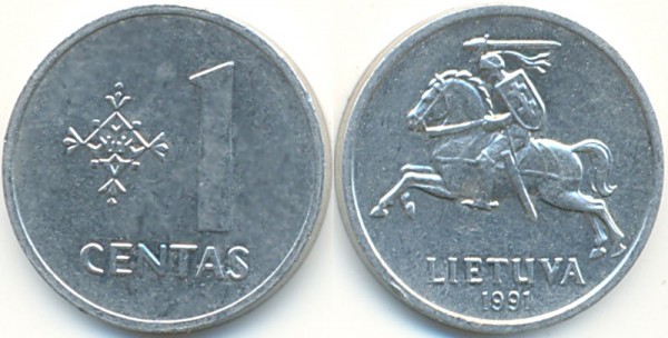Литовский цент