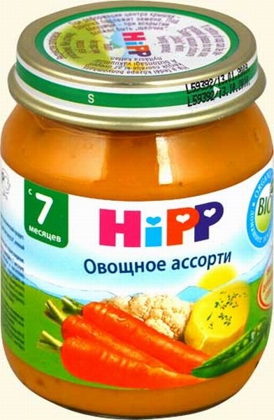 Пюре овощное 125 г