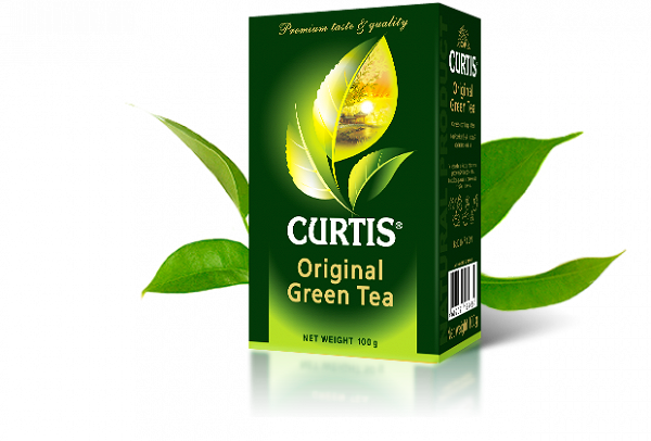 чай зеленый в пакетиках Curtis