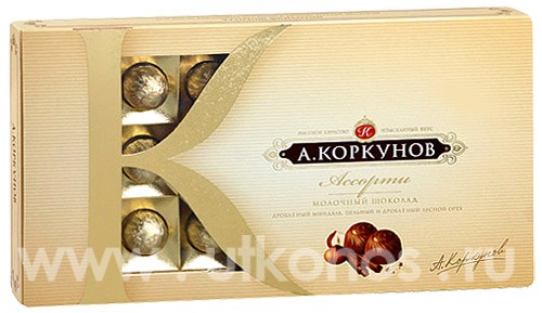 Конфеты Коркунов белый шоколад